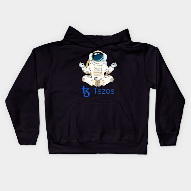 Tezos  Crypto Cryptocurrency XTZ  coin token Kids Hoodie by JayD World